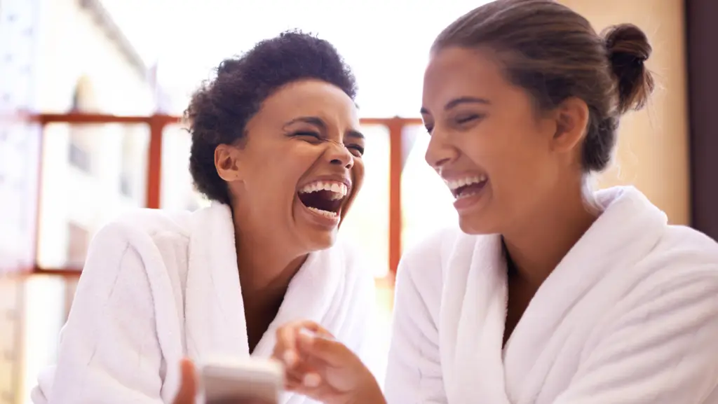 Laughing women at Lavish Wellness & Aesthetics